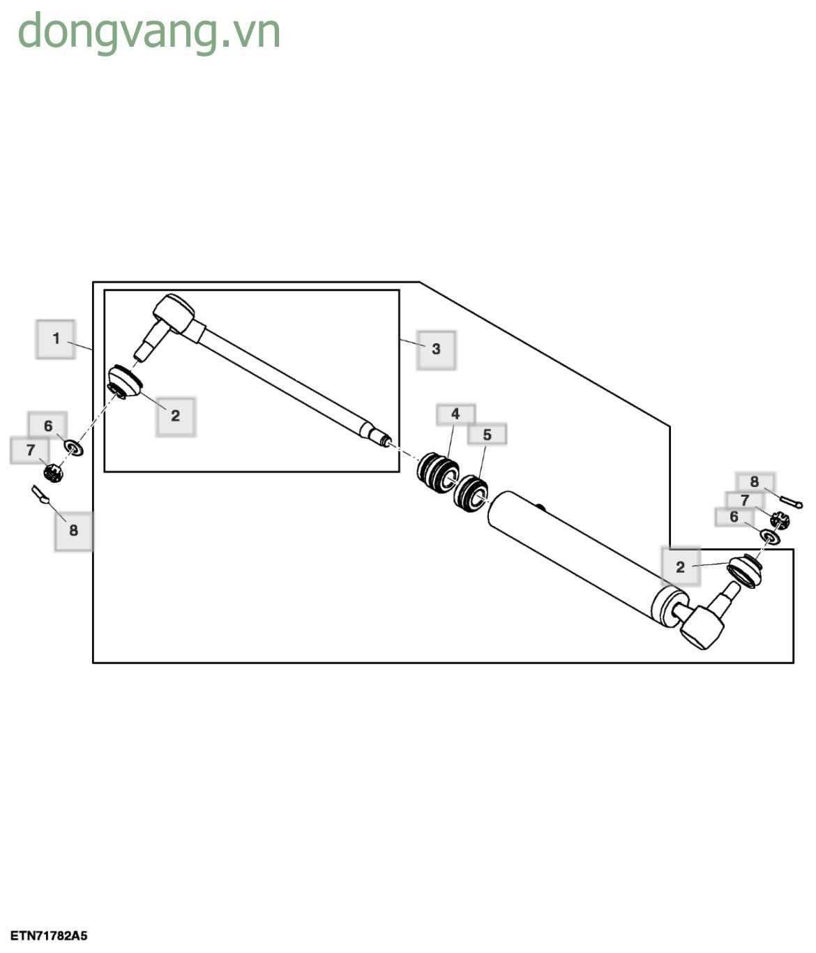 Xy-lanh thủy lực, Truyền động phía trước - ST563679